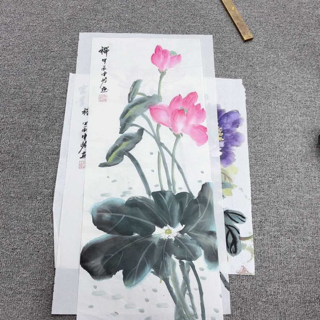 国画国画作品多次