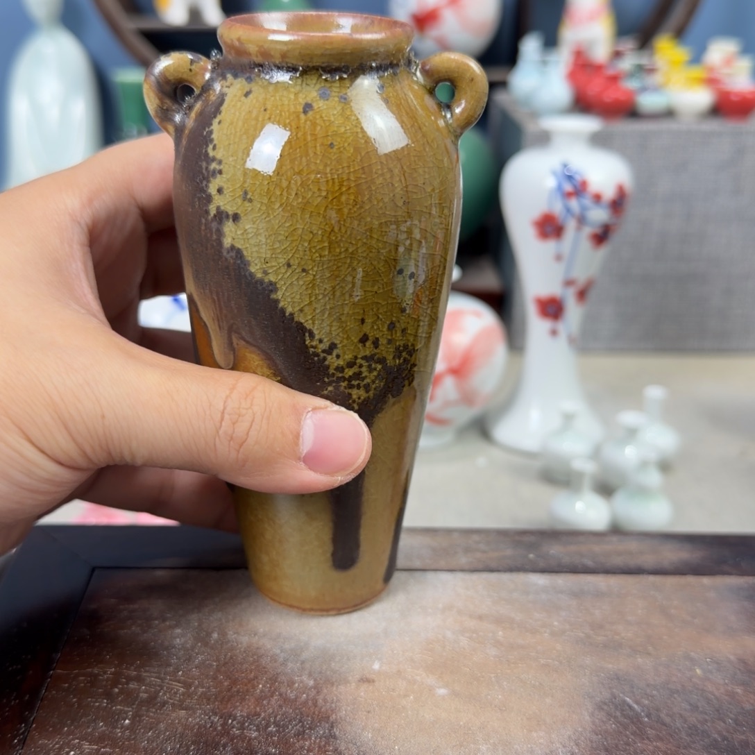 陶瓷手工小花器摆件