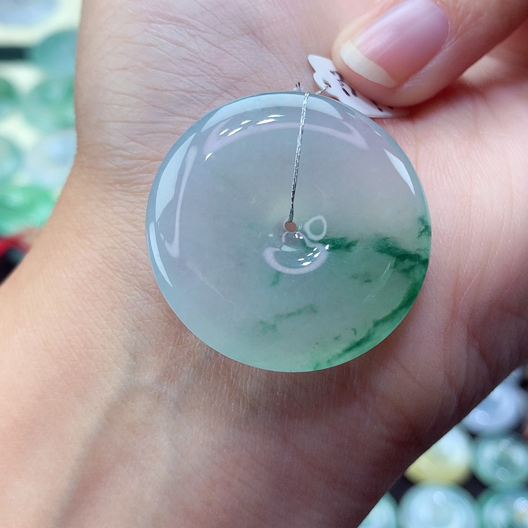 翡翠颈饰未镶嵌尺寸31-5.5