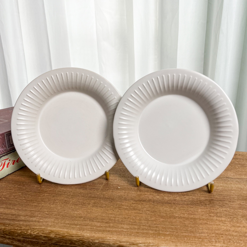 【瑕疵】陶瓷盘子家用圆形高颜值B3A/PD