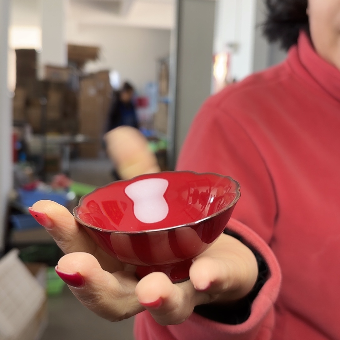 龙泉云间青瓷小米茶器