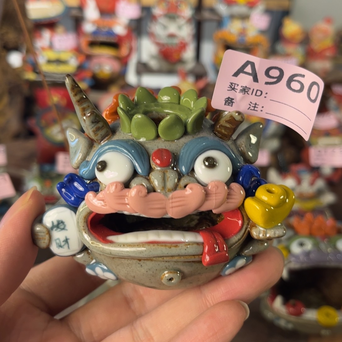 泥塑纯手工茶宠摆件