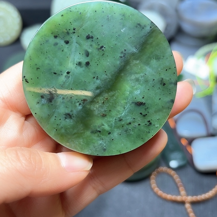 和田玉珠宝半成品未镶嵌