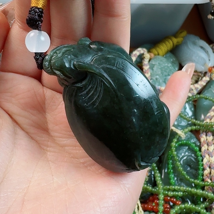 和田玉把件未镶嵌