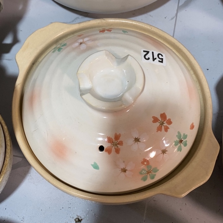 瓷片磁州窑可干烧砂锅口径23.5厘米高度9厘米