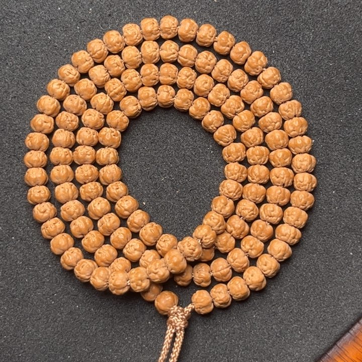 金刚菩提吊坠随***流定制收藏原装佛手108尺寸5.5+