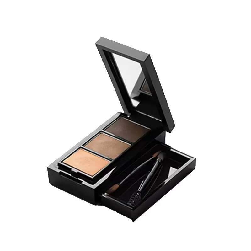 三色眉粉防水防汗不脱色持久自然上色修容三合一