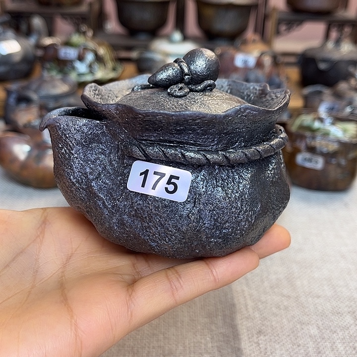 裸柴烧陶瓷手工茶器