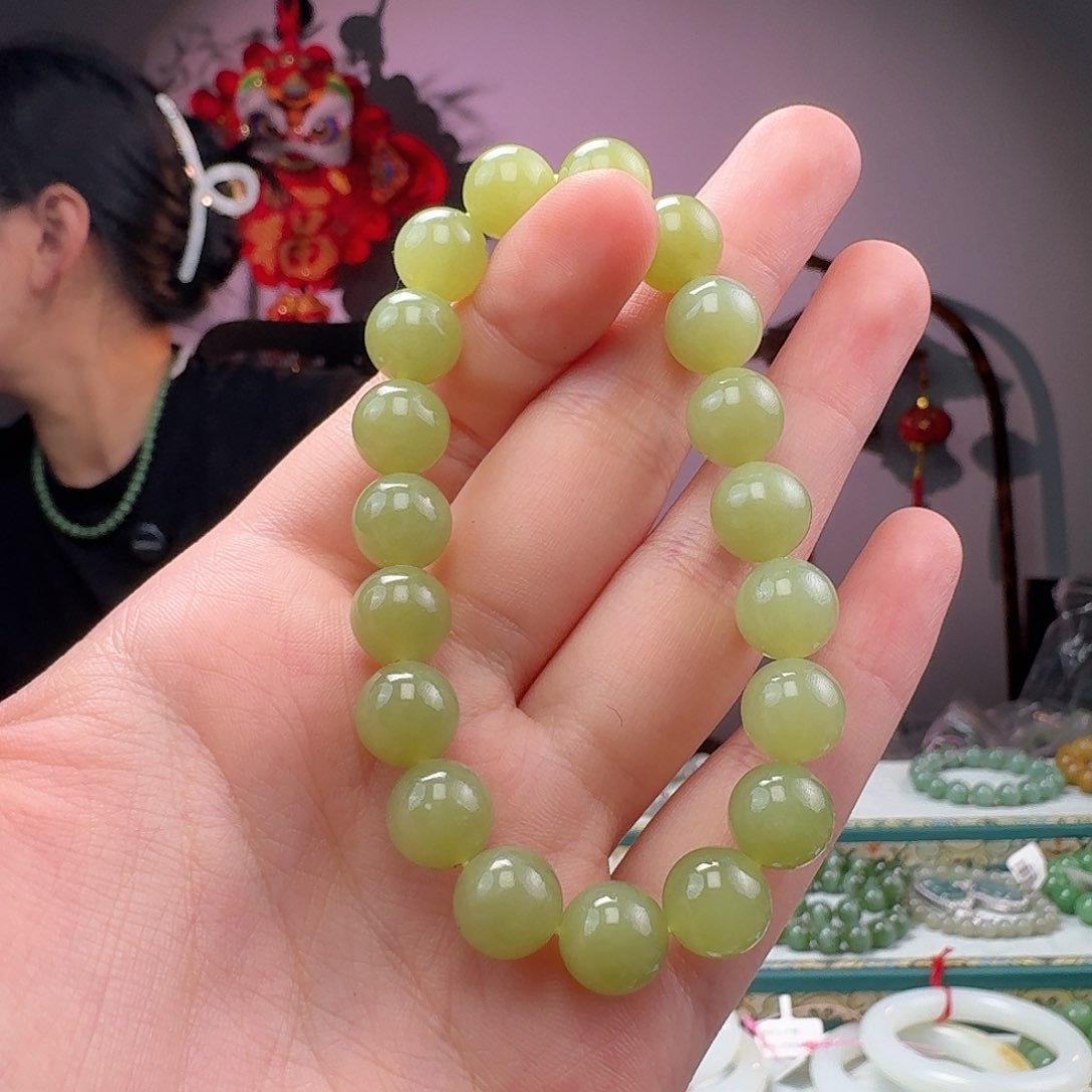 和田玉手串未镶嵌