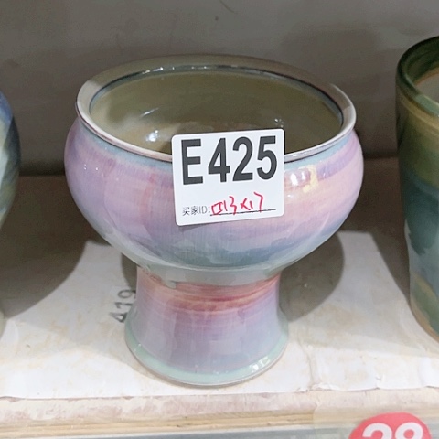 红陶景德镇手工制作花盆-