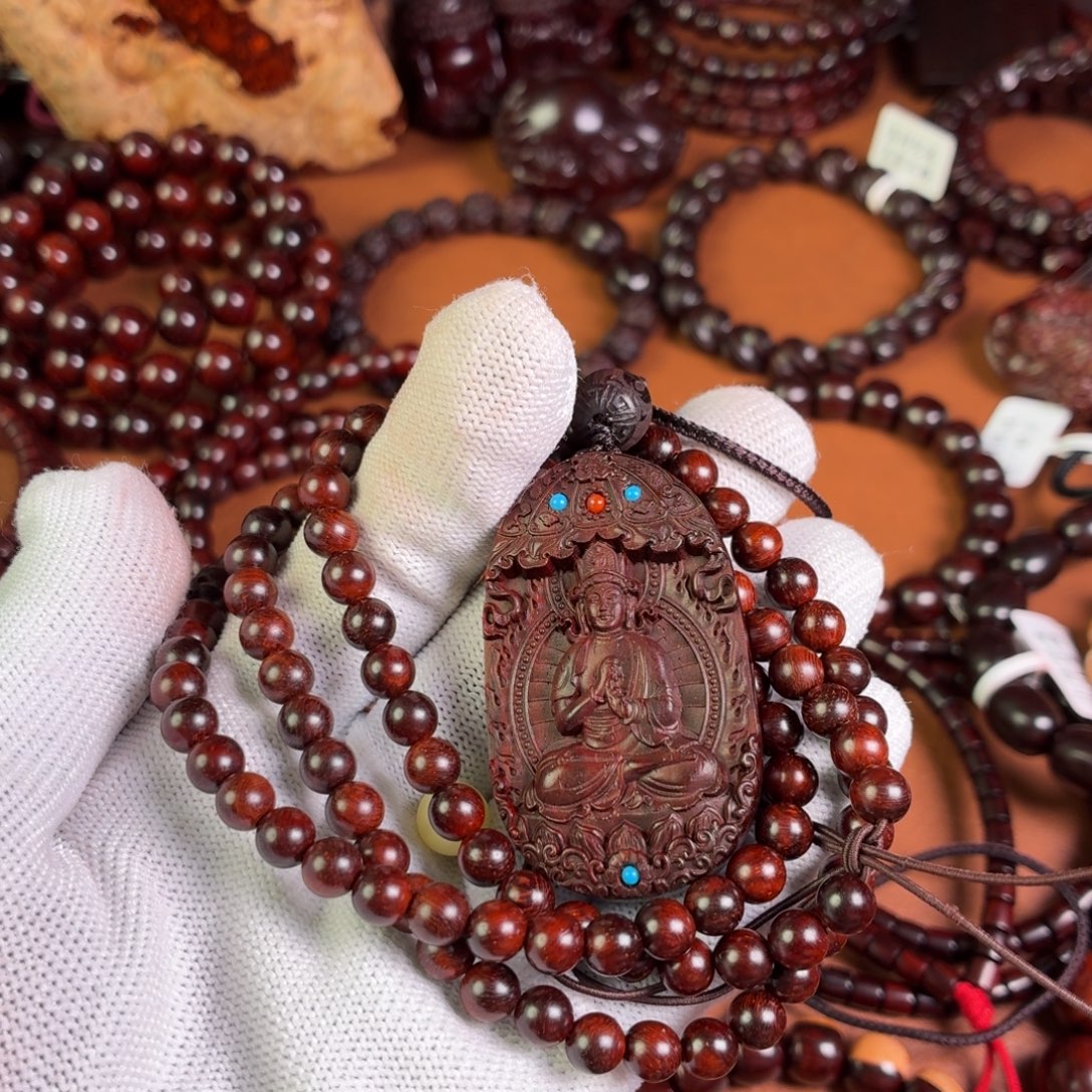 M***r小叶紫檀手串/手链大日套链差价