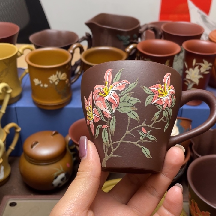 紫砂茶杯紫砂主人杯