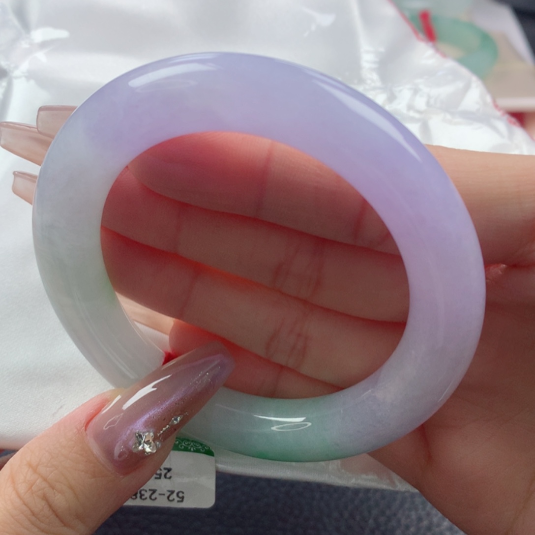 未镶嵌手镯翡翠缅甸天然翡翠A货52.5