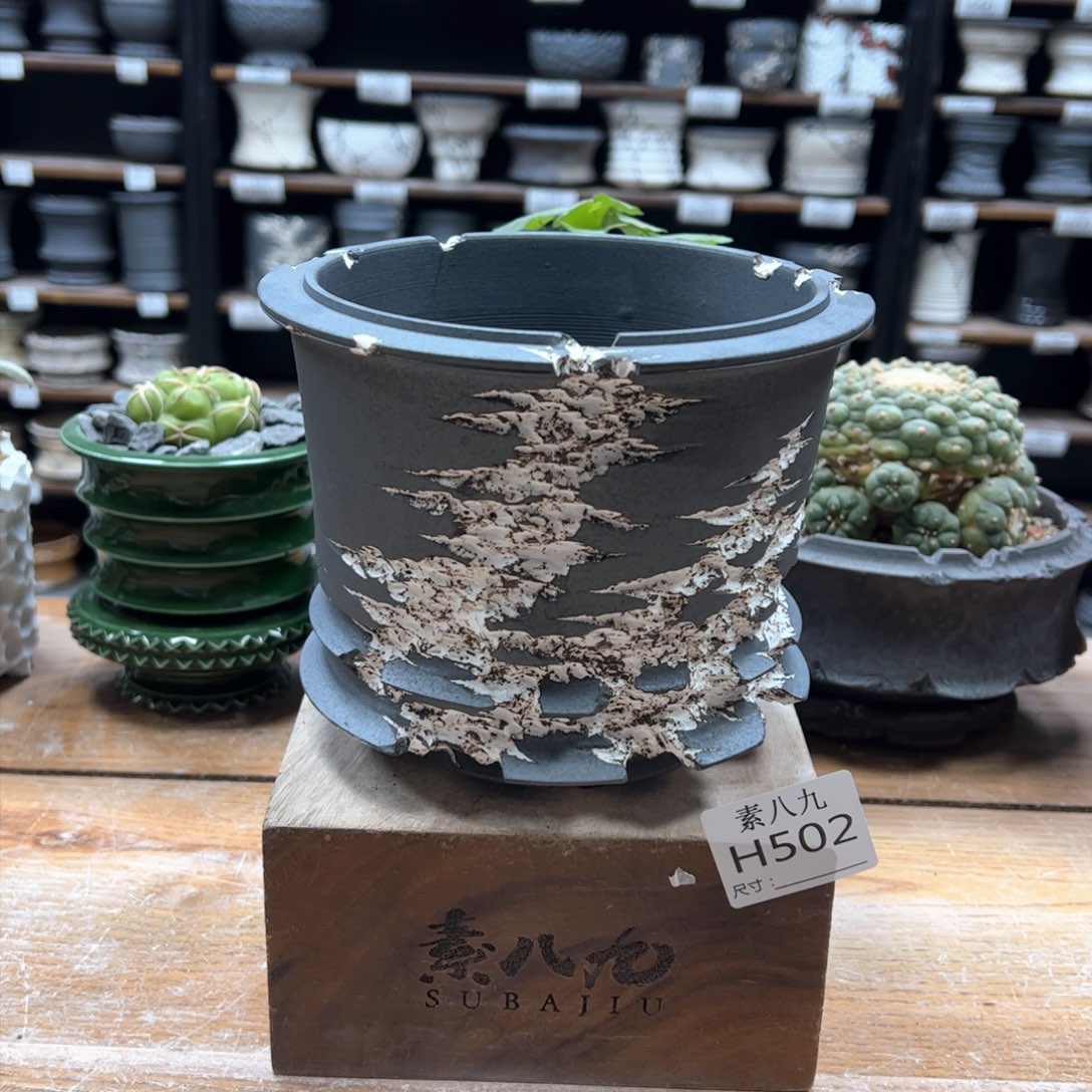 素八九陶瓷内口13.5高13微微瑕