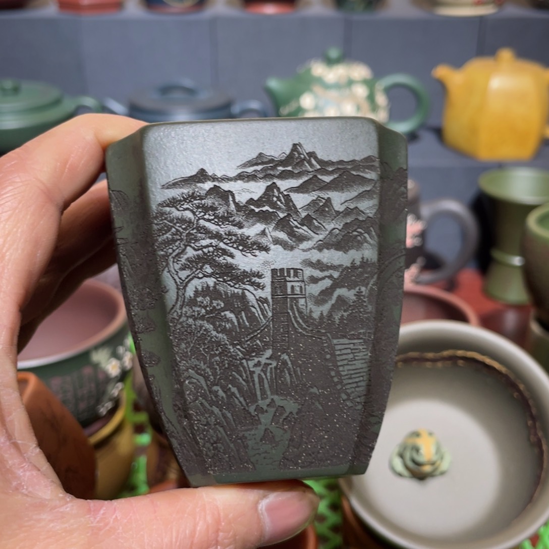 原矿紫砂手工主人杯