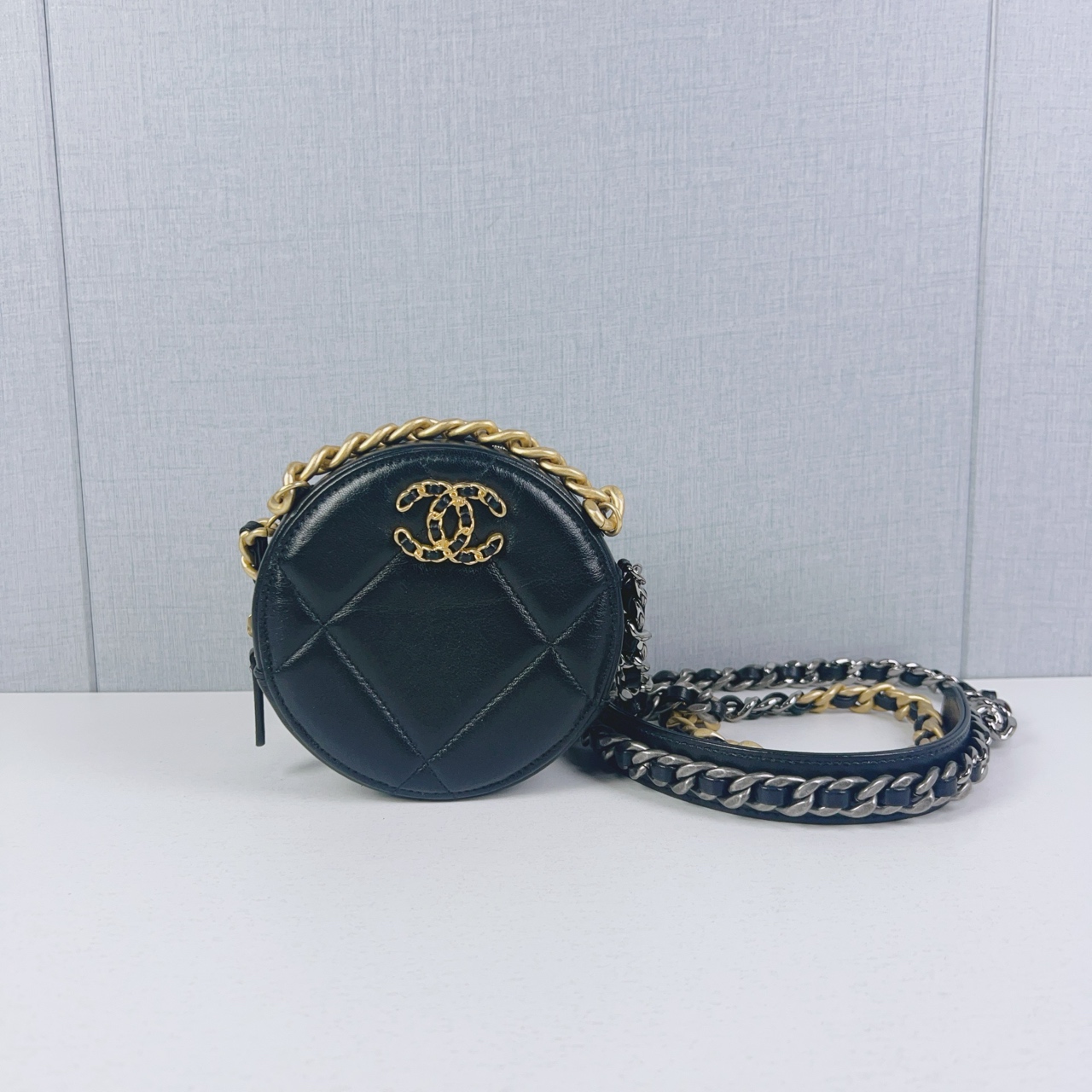 99新 Chanel/香奈儿 香奈儿/Chanel slg 黑金19bag 