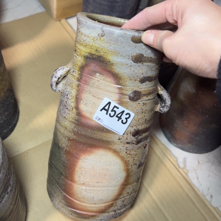 圆***哥备前烧作品备前烧