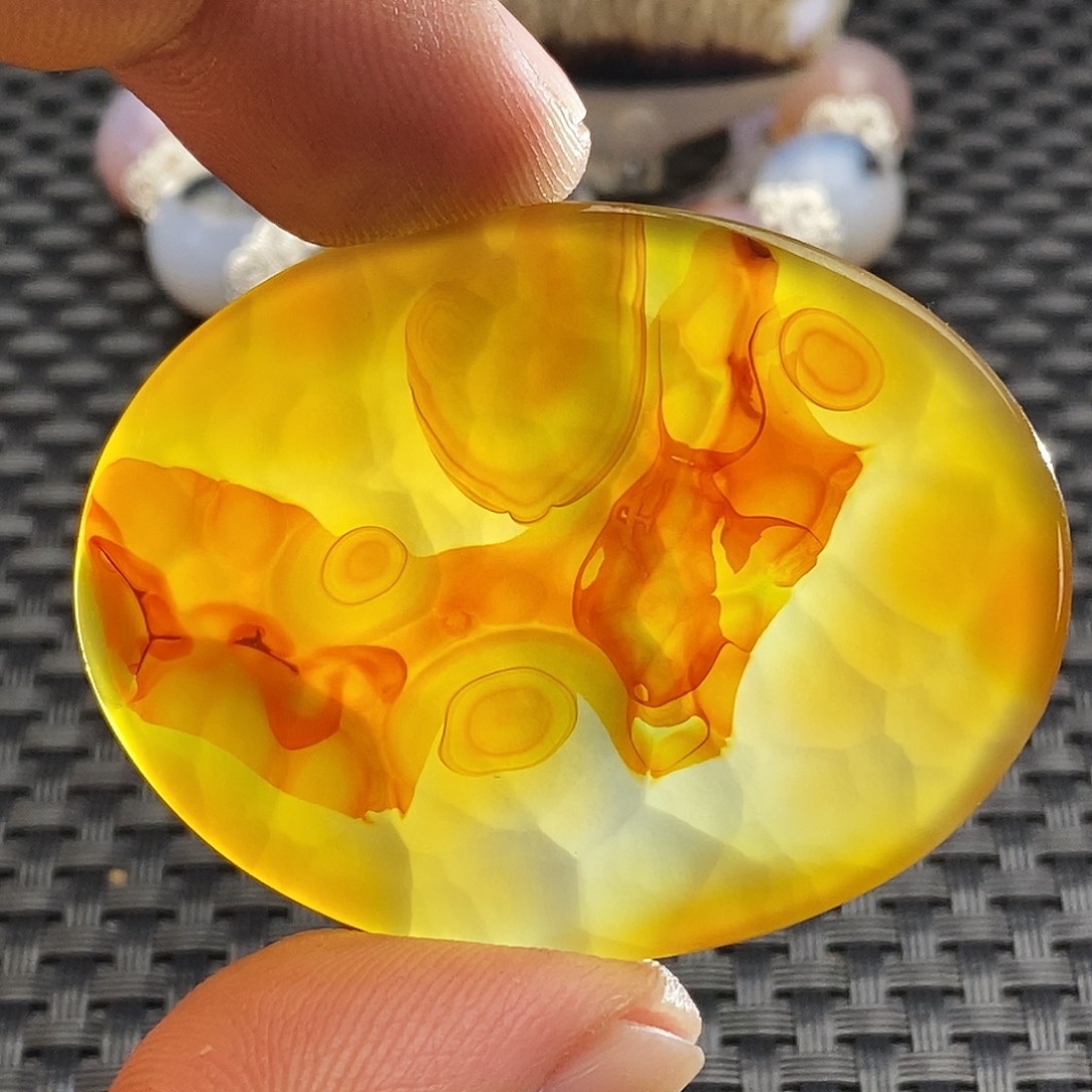 玛瑙/玉髓未镶嵌吊坠(不含链)107