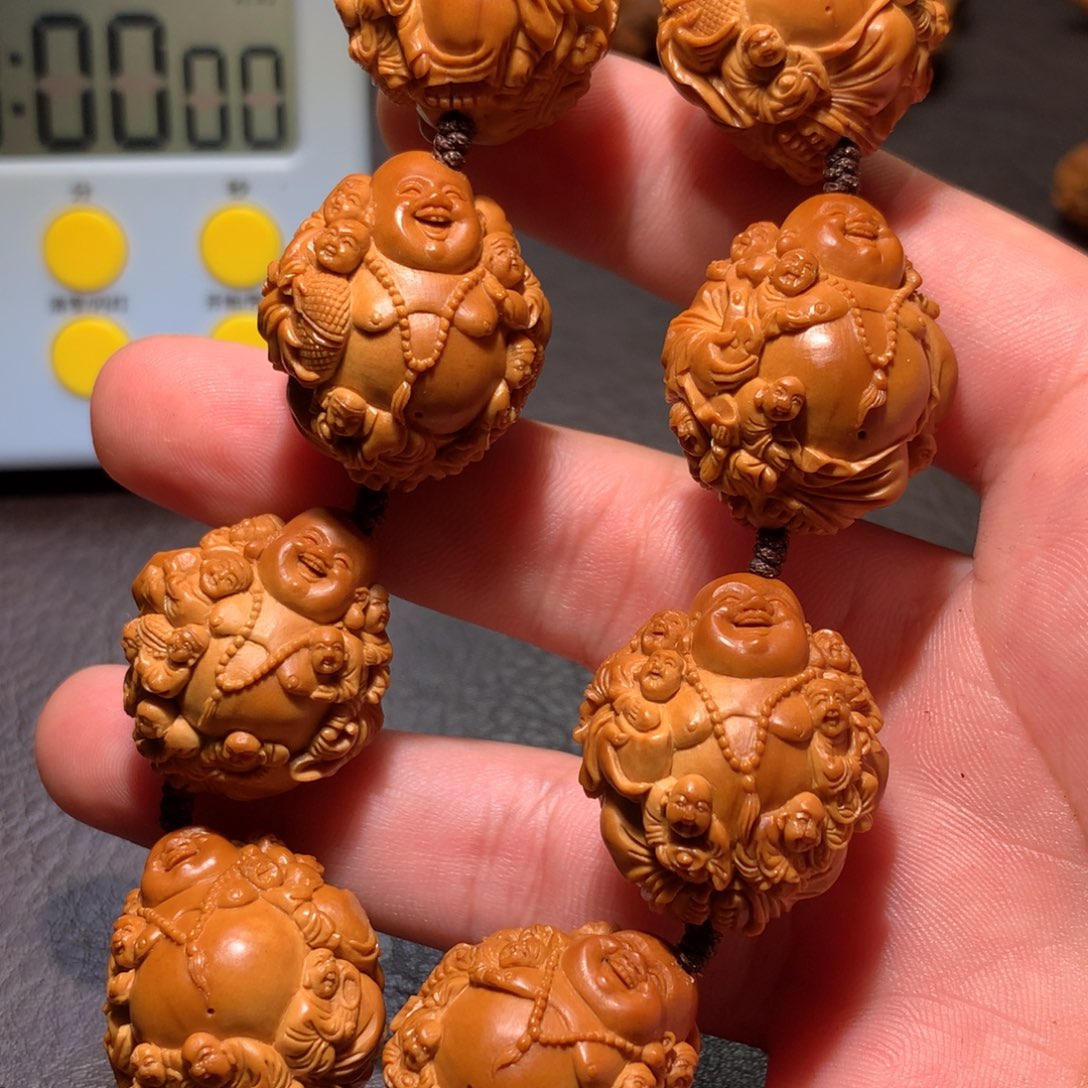 【闪购商品】橄榄核手串/手链羊*云龙核雕