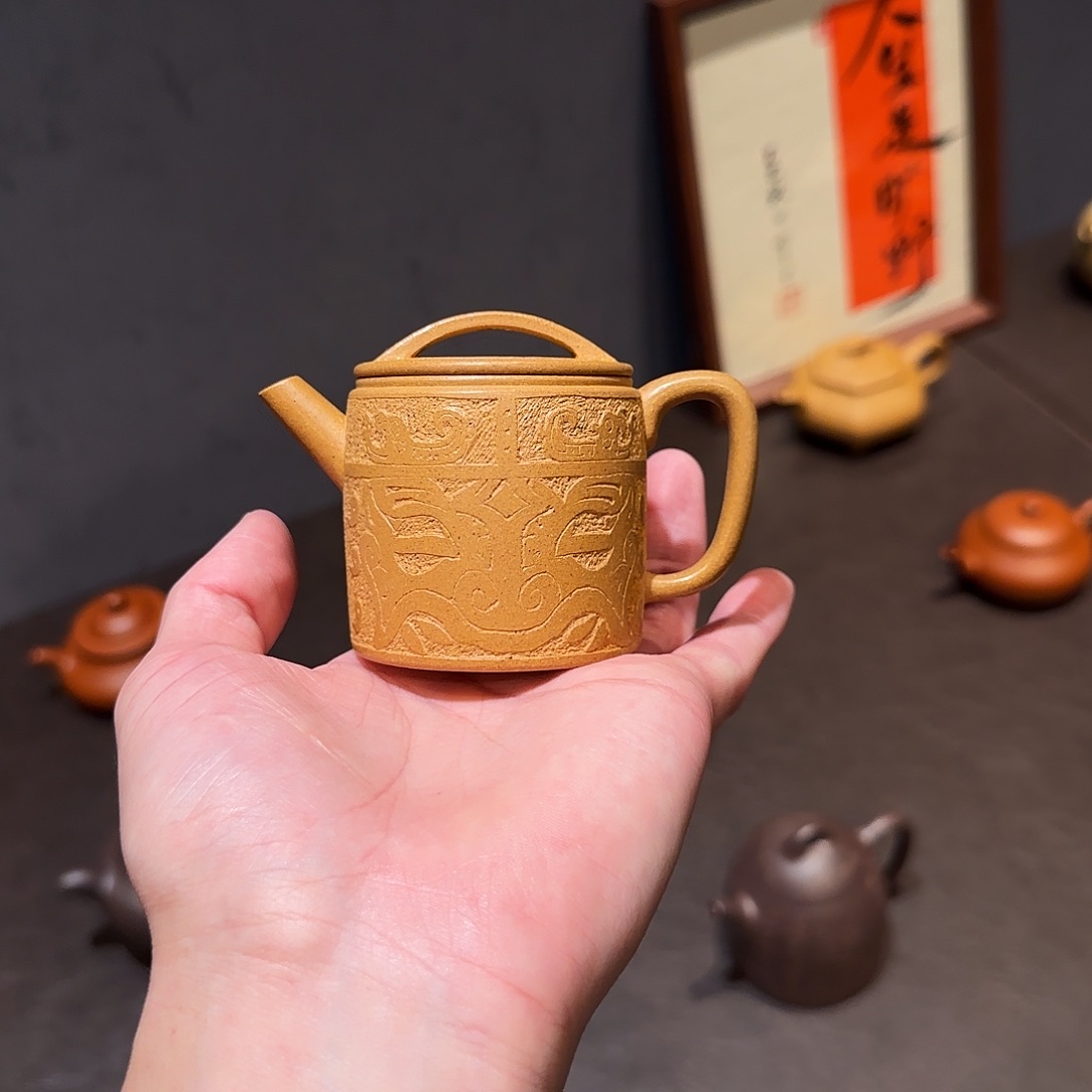 张***朗茶壶紫砂高汉瓦 老段泥 120cc 