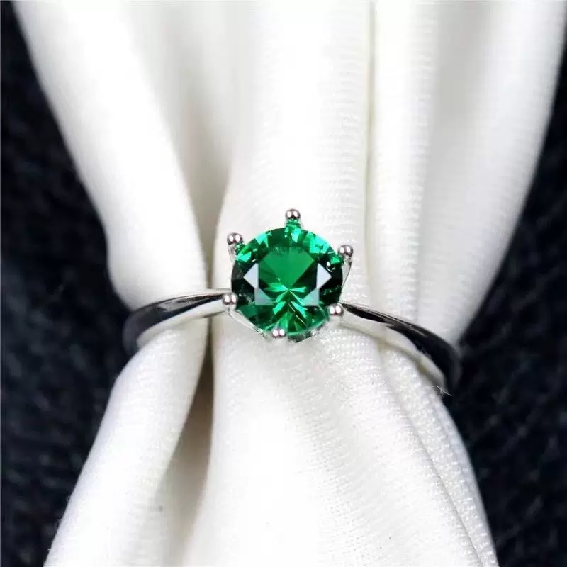 【中非黑马】ZFHM 高端定制 LC-200 六爪绿戒指