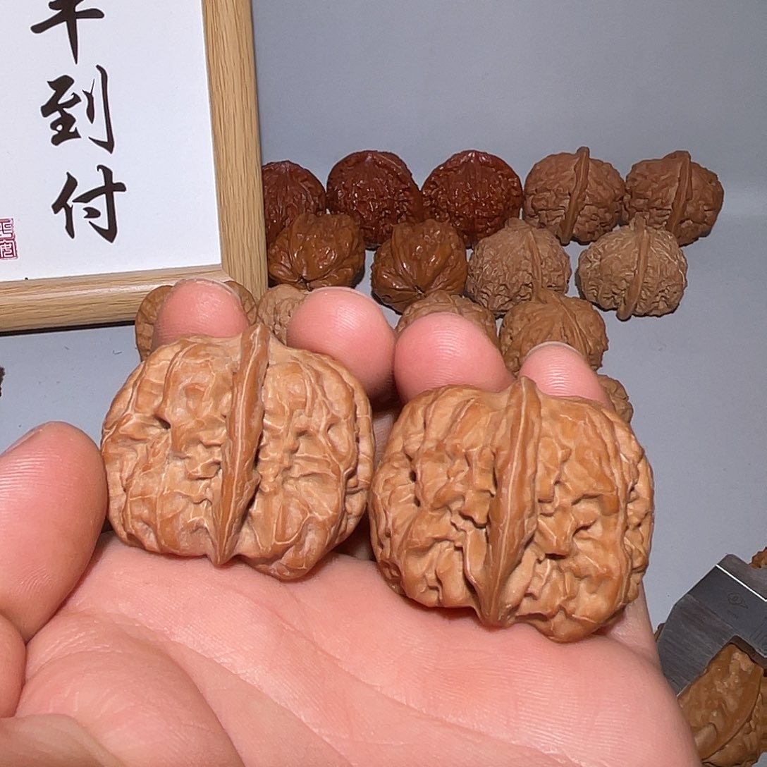 吊坠文玩核桃陈宝银一代方块