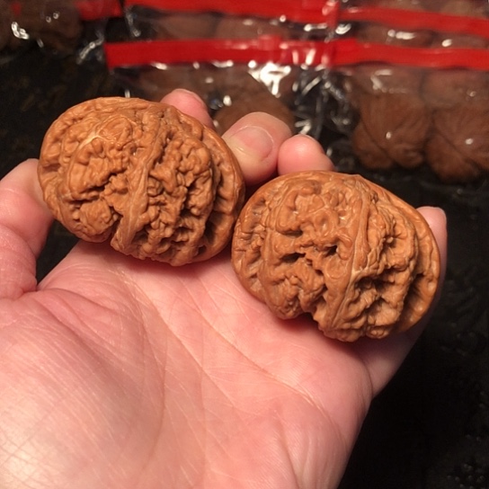 文玩核桃把件大粗筋48