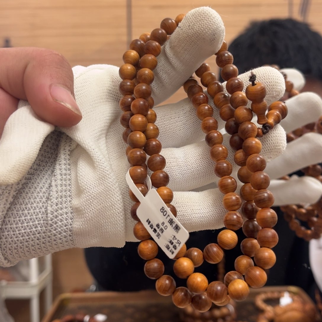 柏木（崖柏）手串/手链乐*黎108.08黑油药香板根料