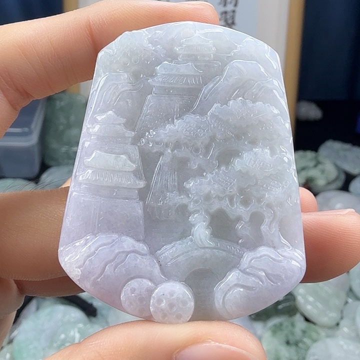 翡翠未镶嵌颈饰翡翠