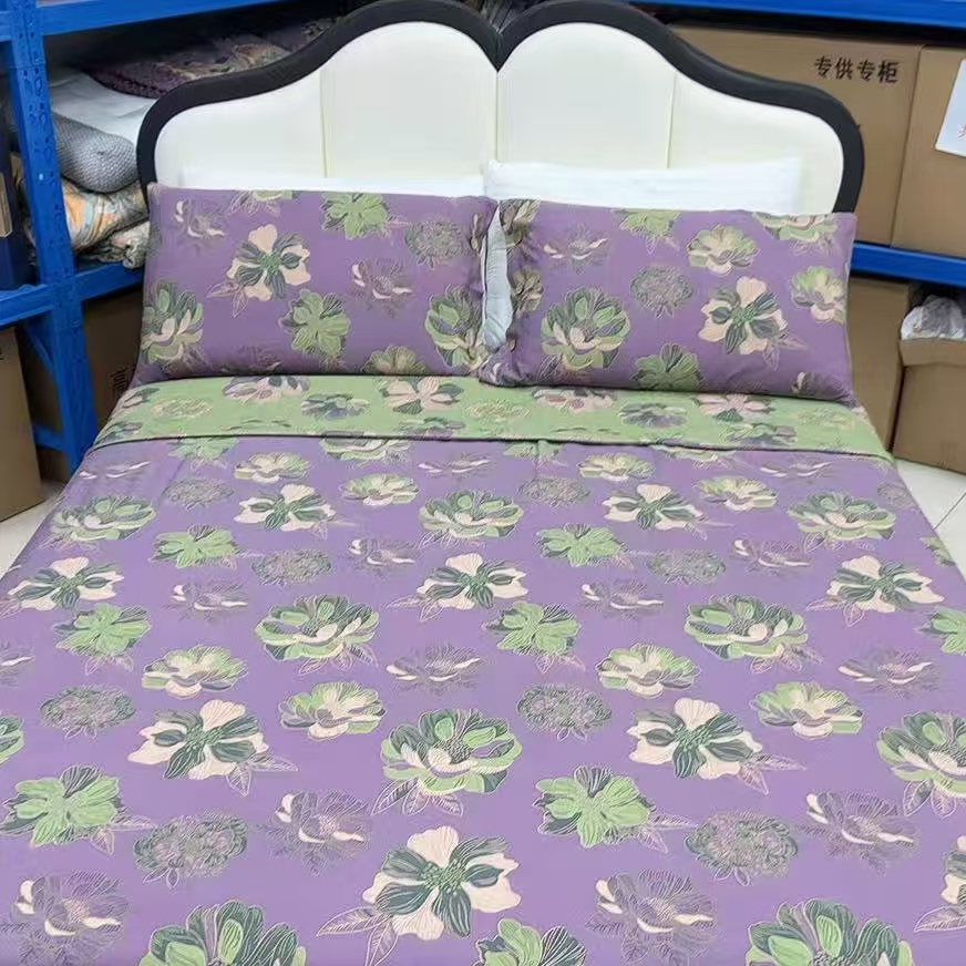 亲肤舒适四件套--风华绝代紫 （2）