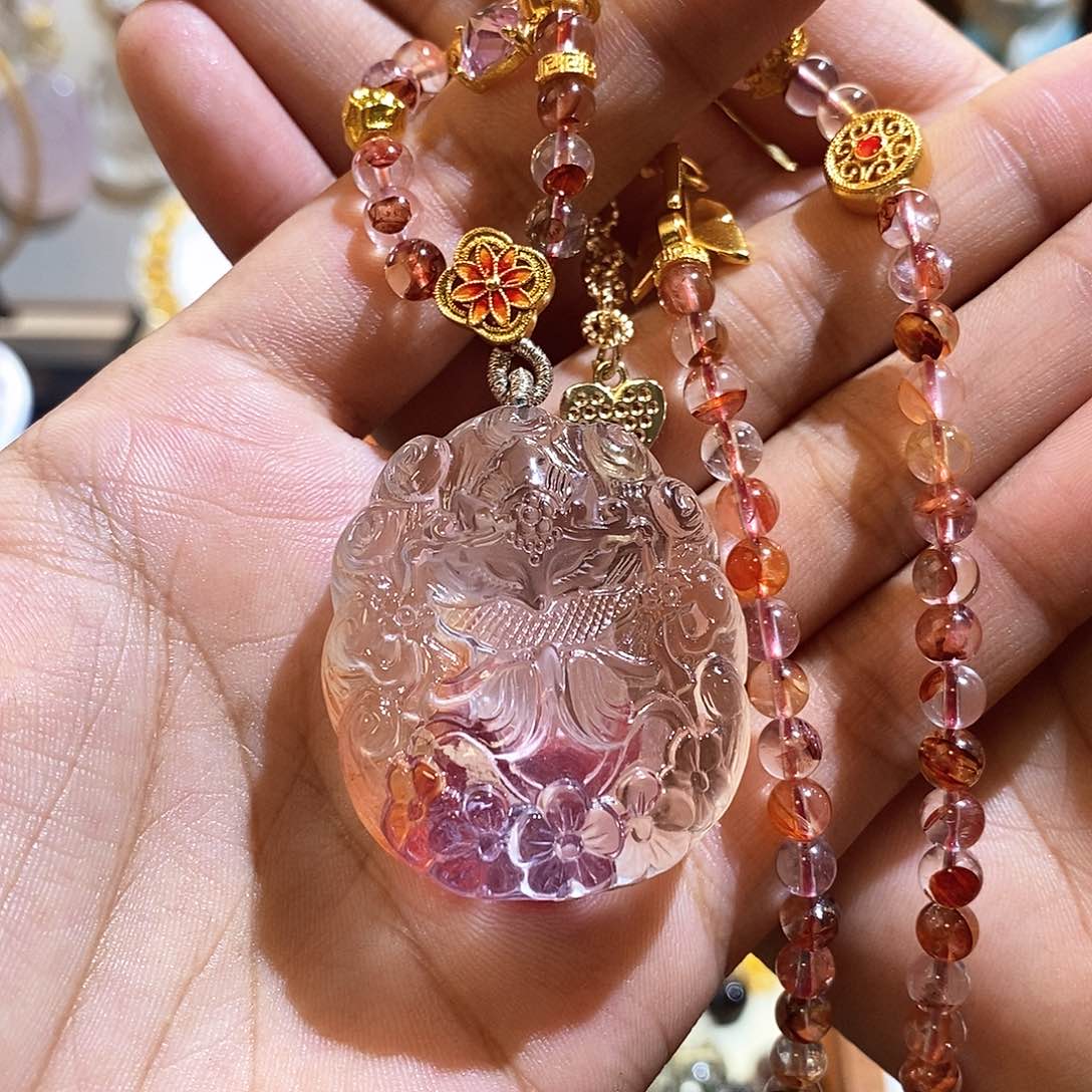 未镶嵌颈饰水晶幸****✨水晶