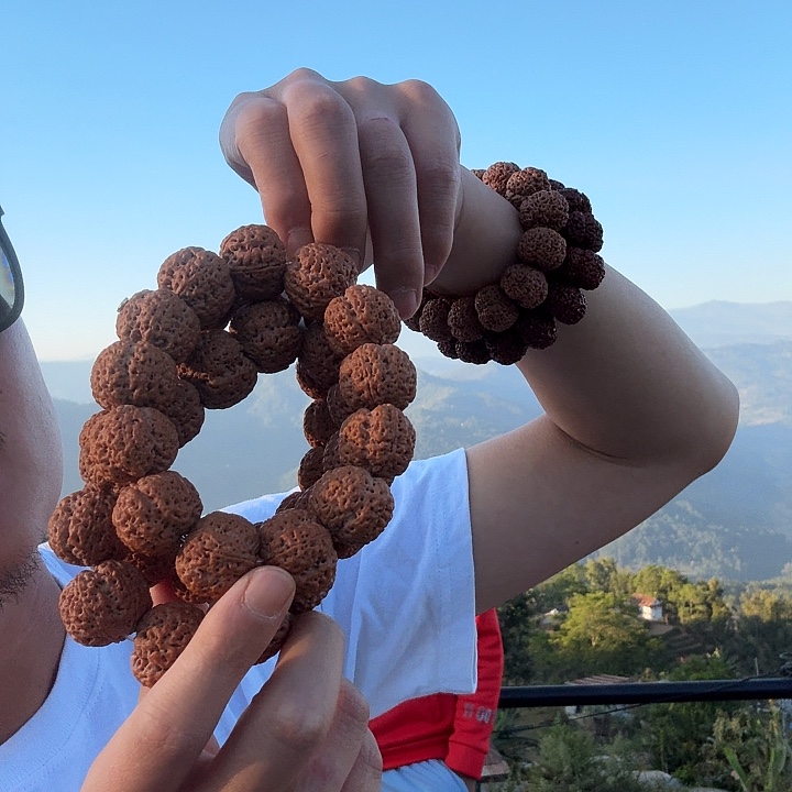 手串金刚菩提梁蜂王银标23毫米