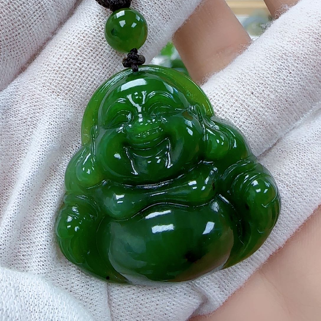 和田玉（碧玉）挂坠未镶嵌