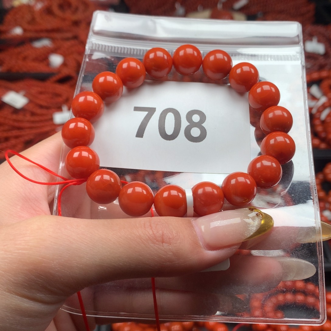 南红玛瑙手串未镶嵌11+mm