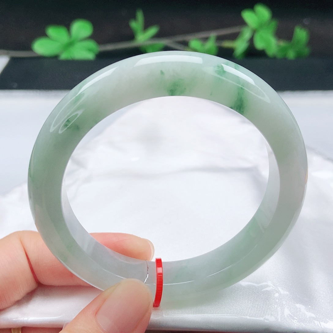 未镶嵌手镯翡翠57圈