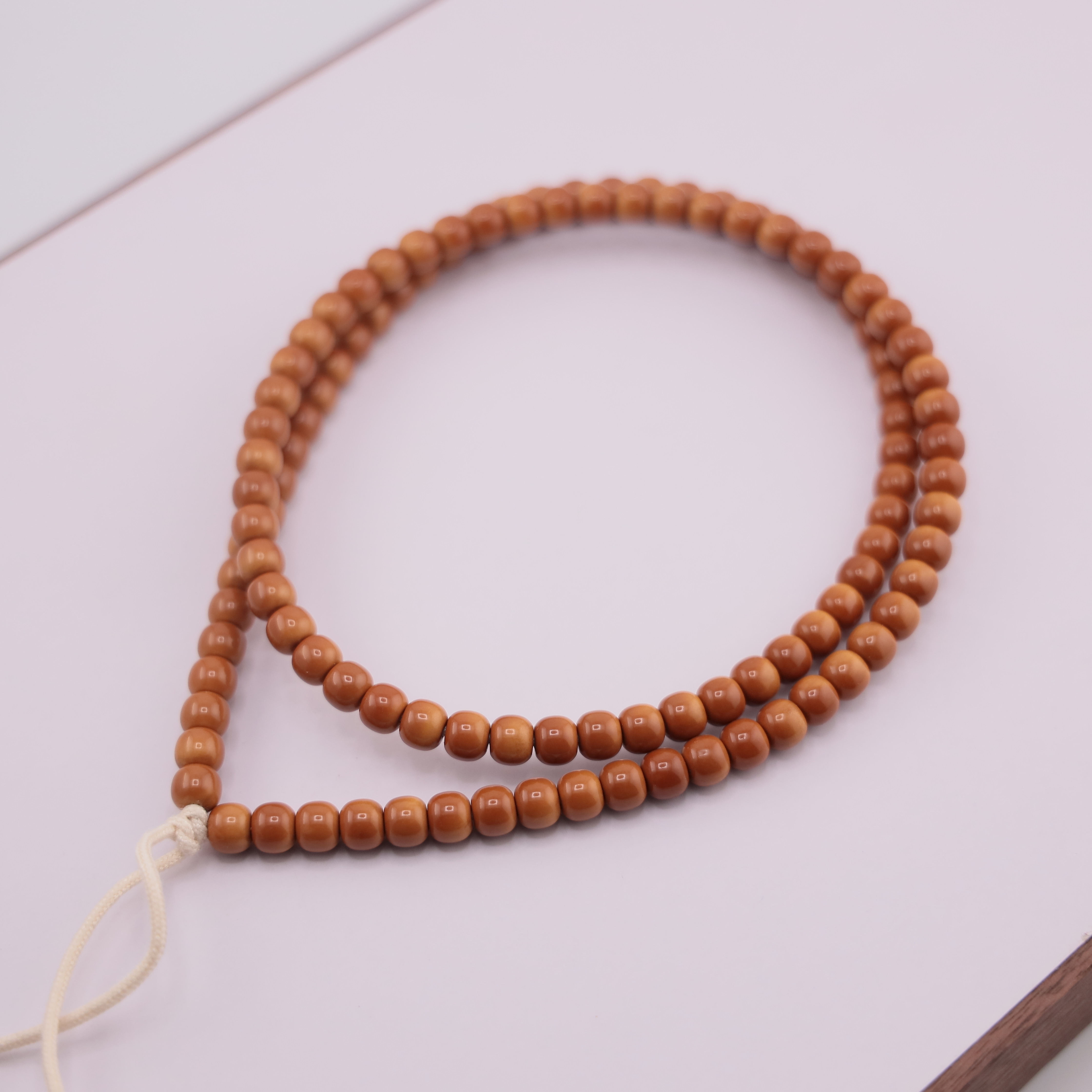 【如月出品】核尖108长串-老挝核-精工极限弧，6.7mm