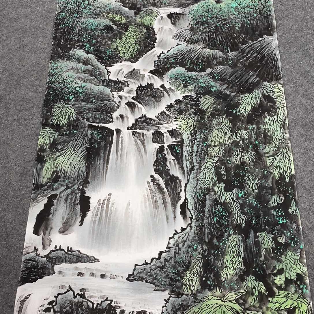 国画今天上午国画作品展示