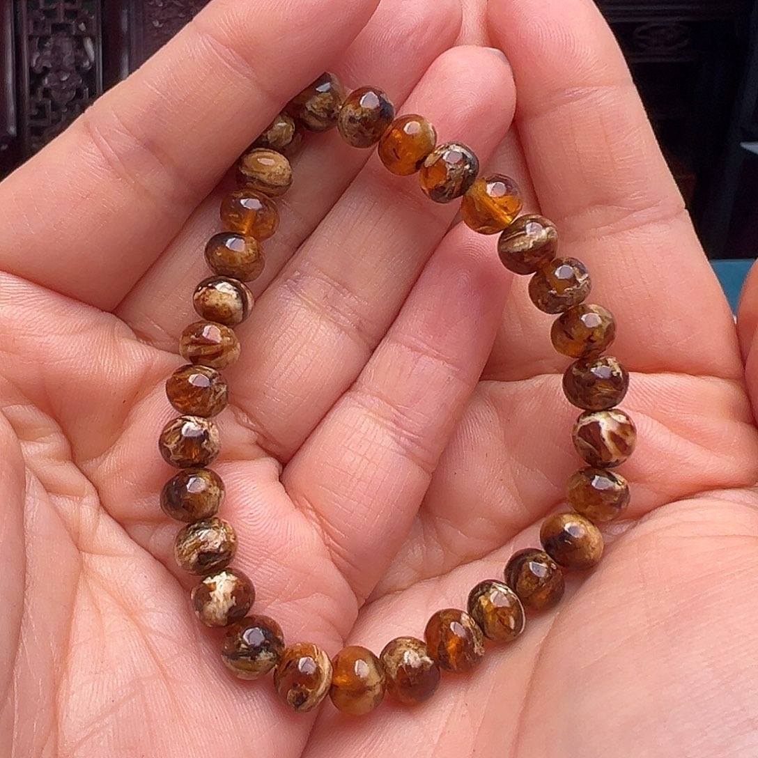 琥珀裸石未镶嵌蕾*&抚顺琥珀20497-7-1。7m m