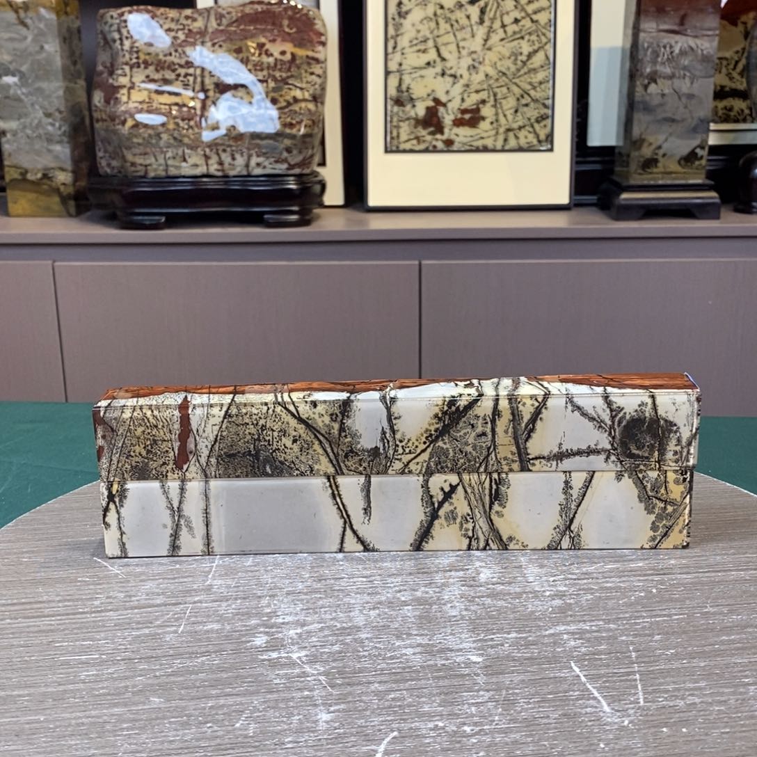 石材广西国画石草花石