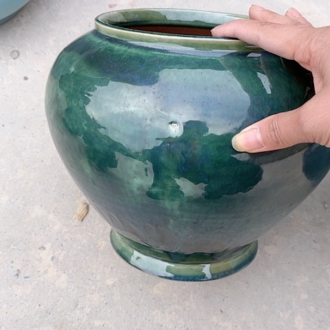 红陶景德镇手工艺品花盆