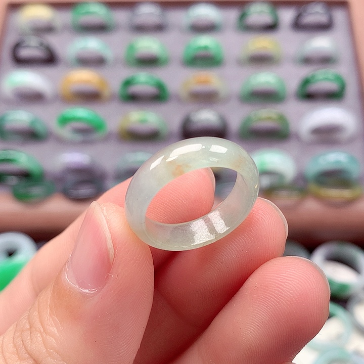 翡翠戒指未镶嵌14-15号