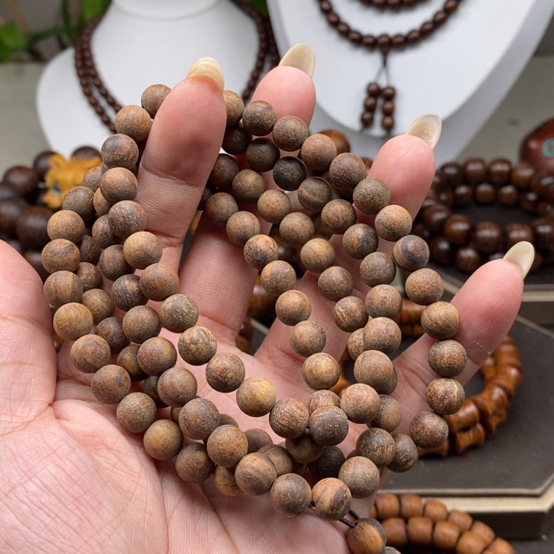 贡木手串/手链贡木0.8粗抛