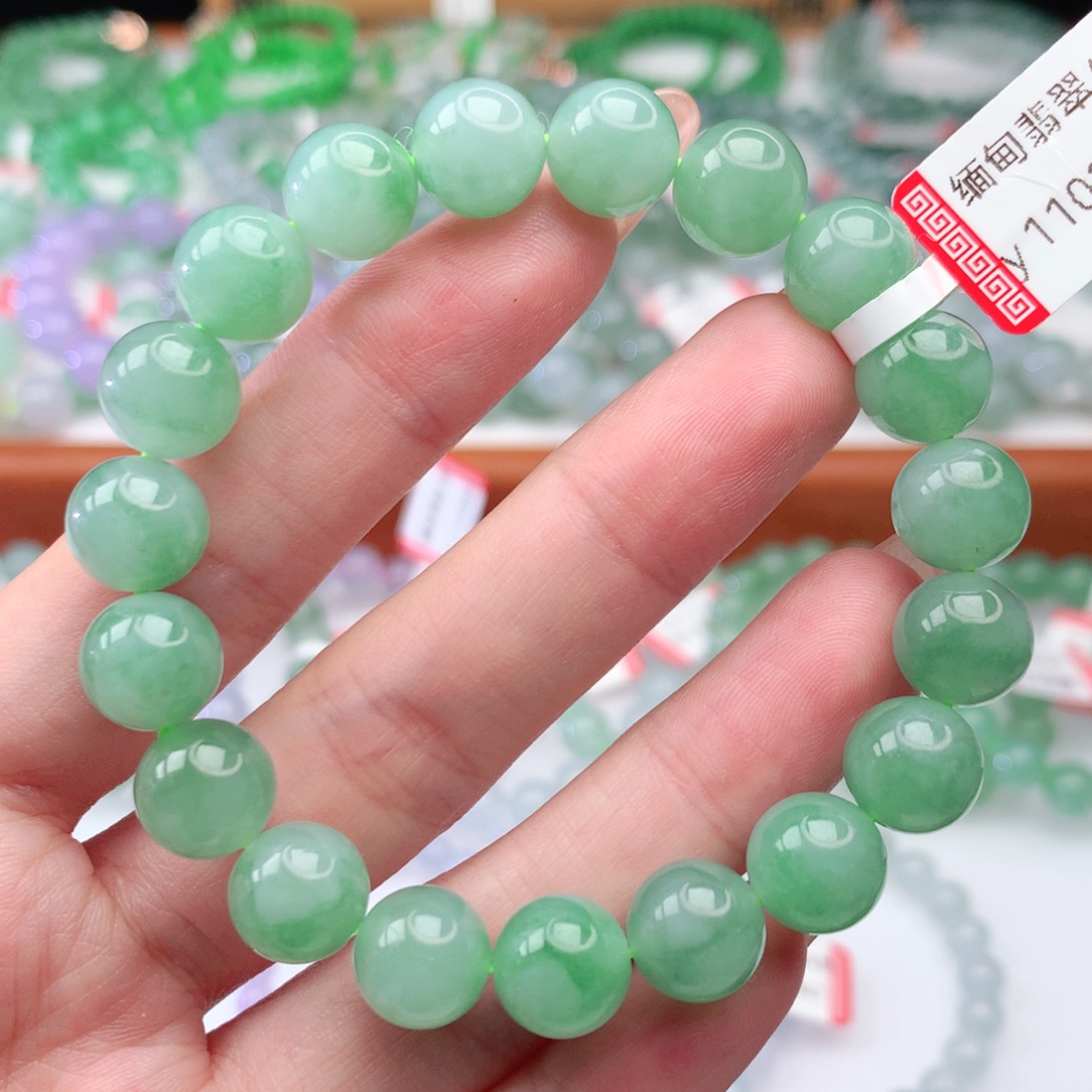 翡翠手链未镶嵌翡翠10mm