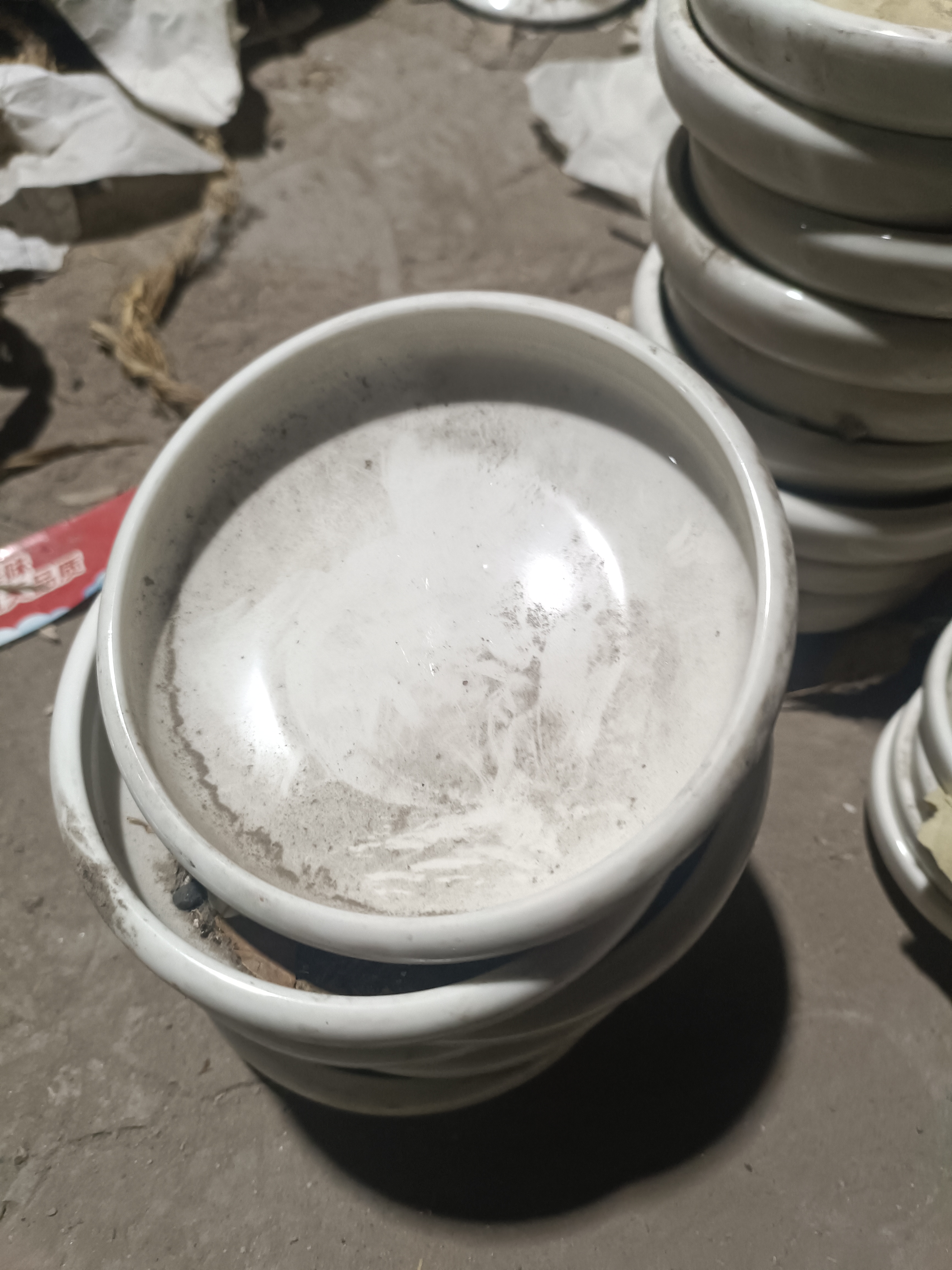 磁州窑出口尾货大园碟一个