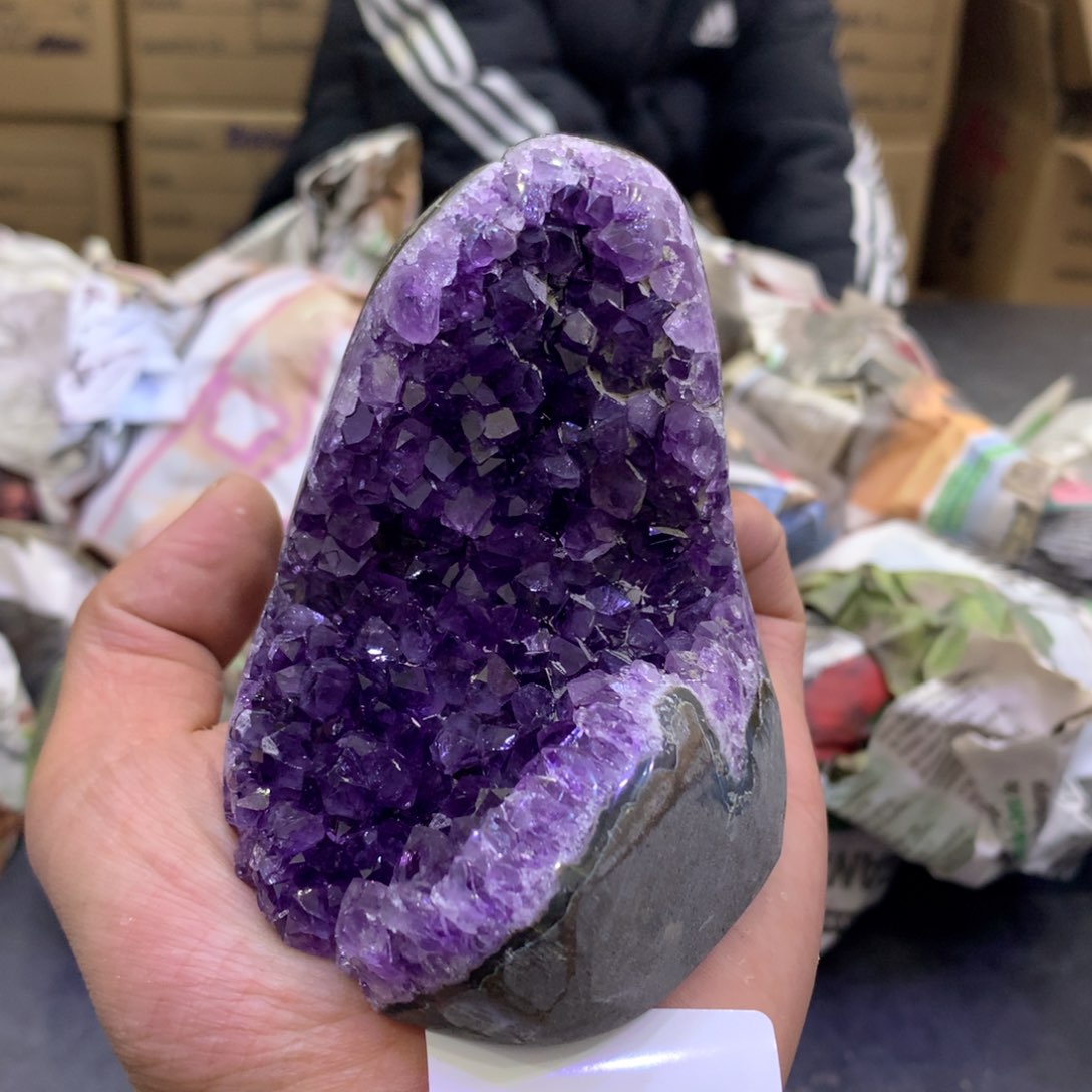 水晶摆件未镶嵌紫晶76