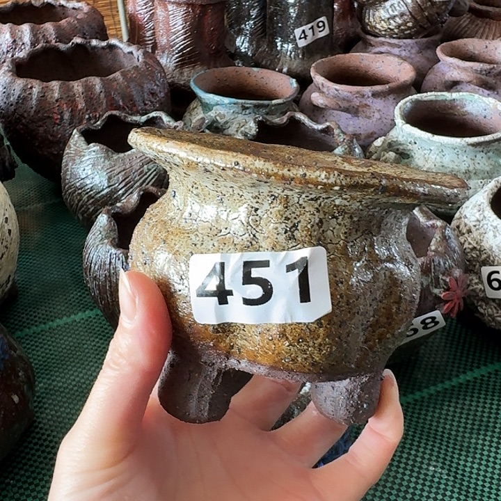 内口7高8粗陶手工