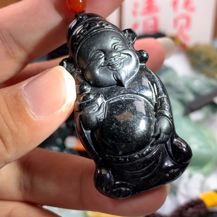 翡翠颈饰未镶嵌保真天然A货翡翠