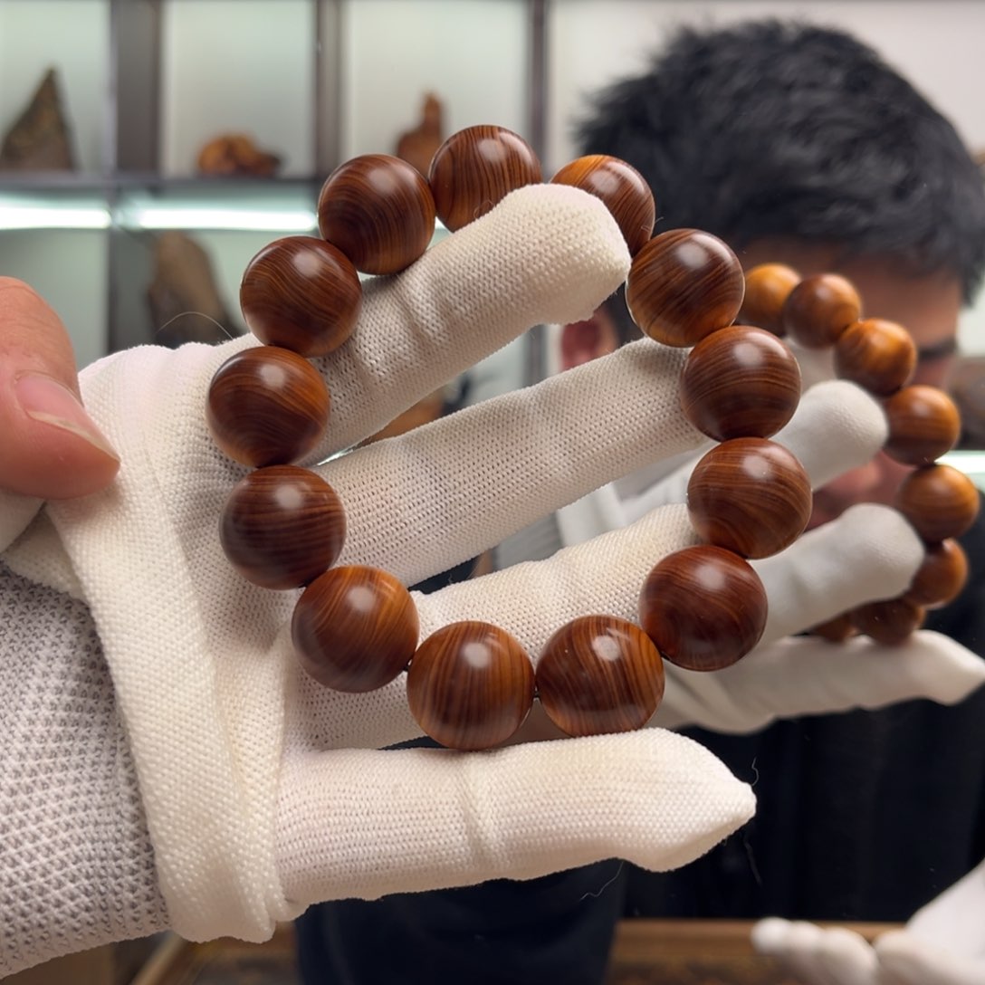 柏木（崖柏）手串/手链18干黑油甜香泥膏香料