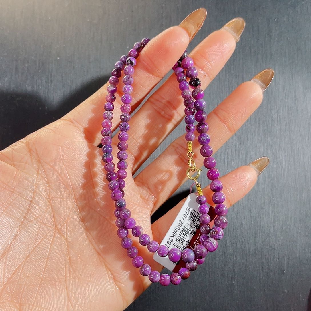 苏纪石（舒俱来）项链k金未镶嵌