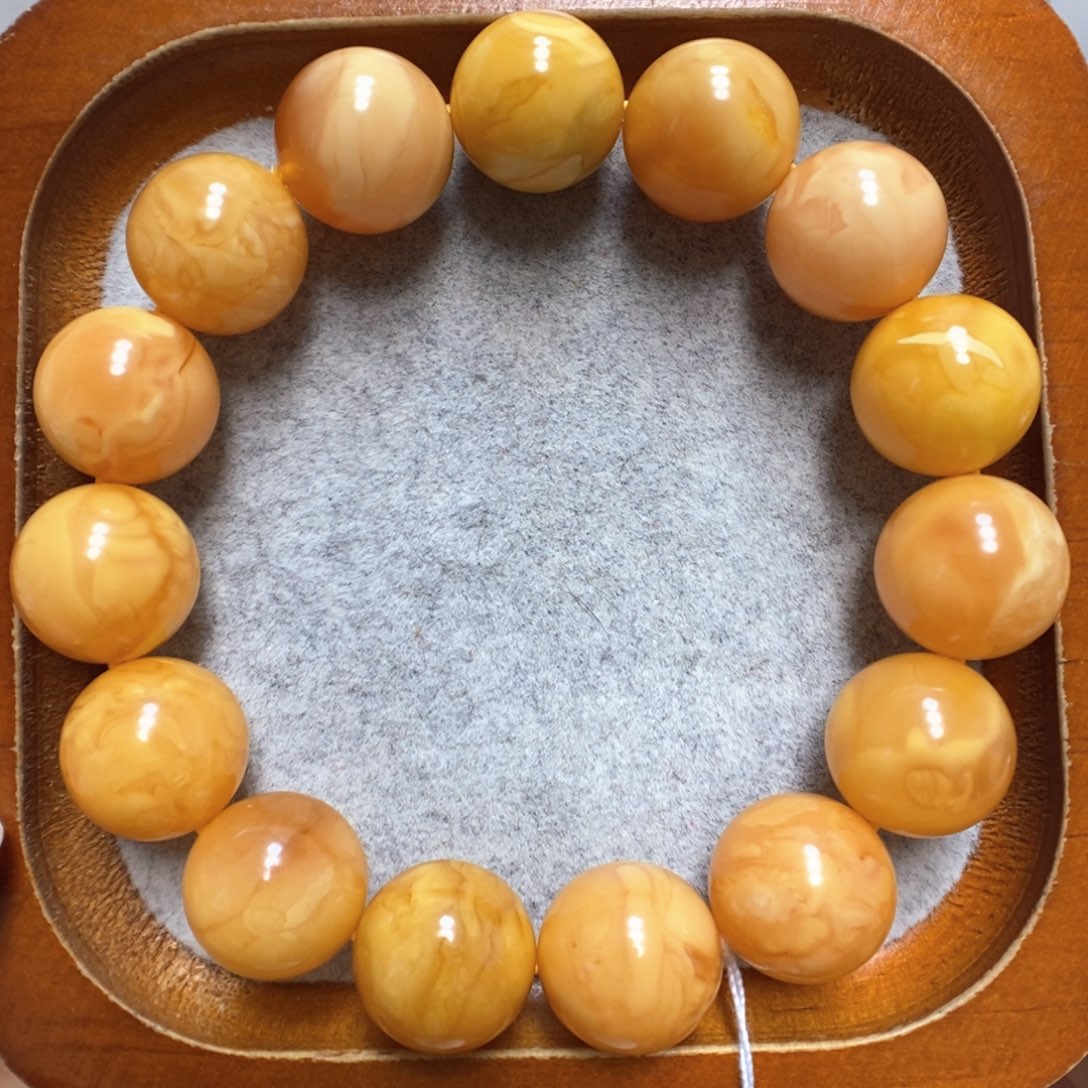 蜜蜡手串未镶嵌蜜蜡手串